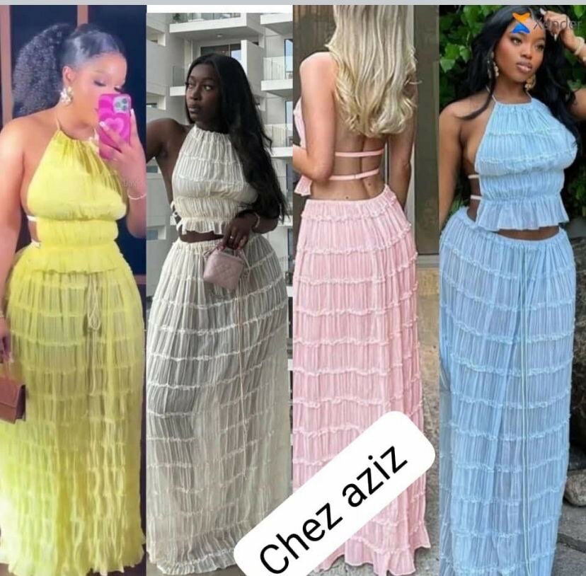 Robe de plage crochet élégante