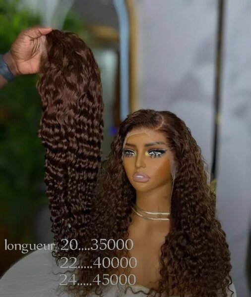 Perruque Lace Front Bouclée