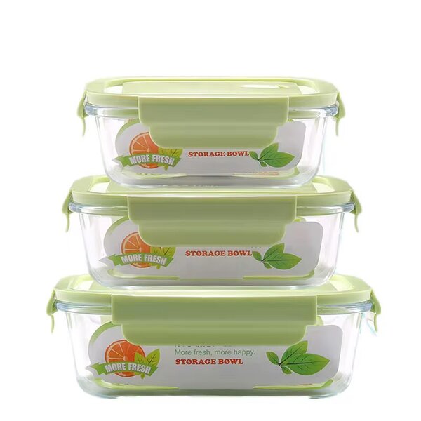 Boîtes alimentaires en verre