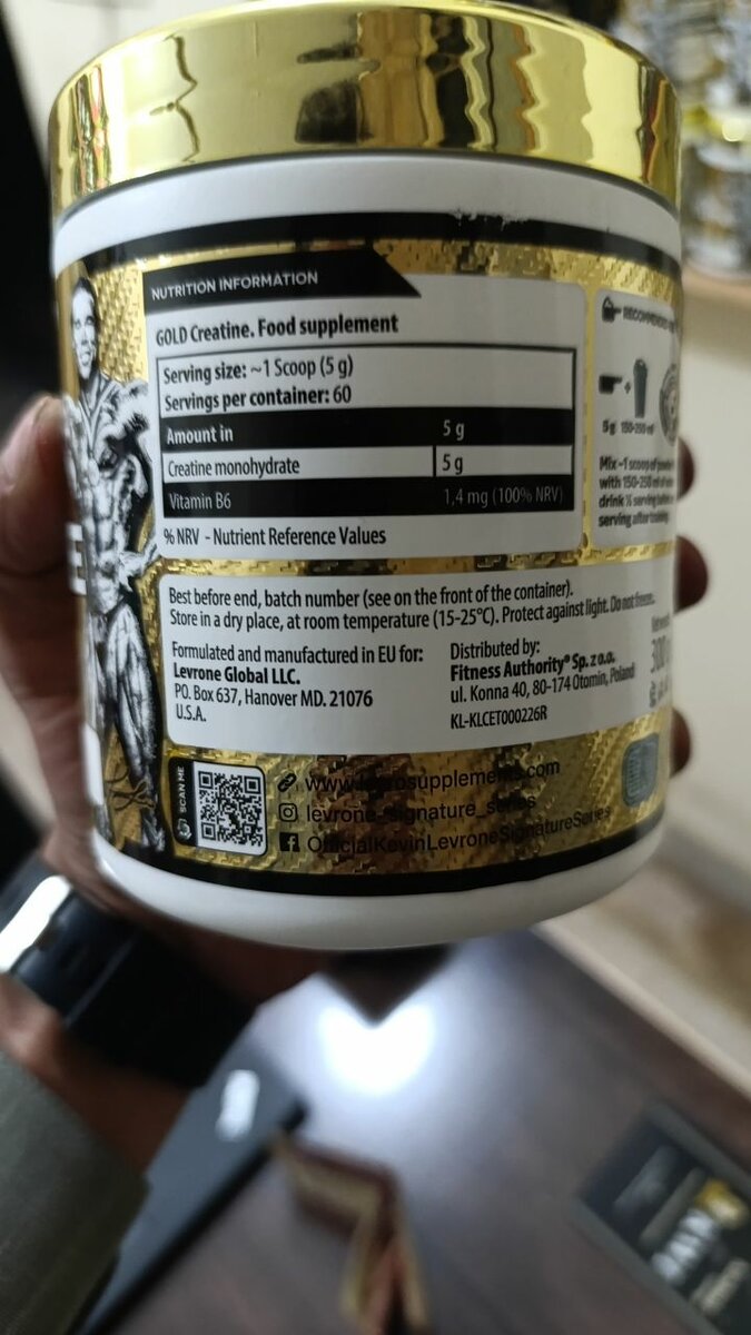 KL GOLD CREATINE 60 SERVING unflaved available