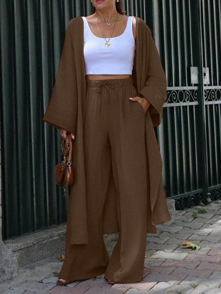 Ensemble Cardigan trois pièces