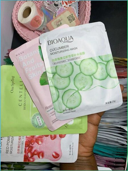 Masque hydratant au concombre