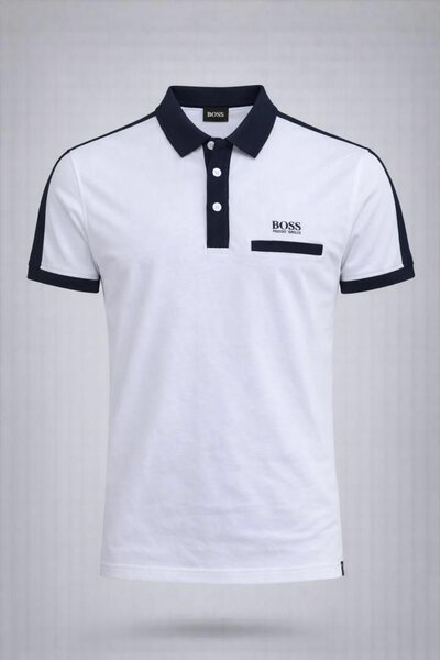 Polo BOSS Homme Blanc