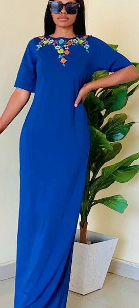 Elegant blue dress m