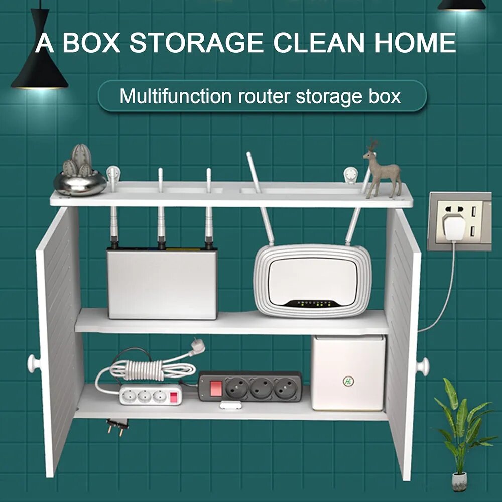 Boîte de rangement pour routeur