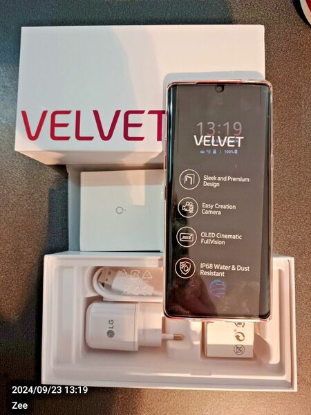 LG Velvet 5G 128b/6gb ram fresh in box 15pcs im stock 4300mA