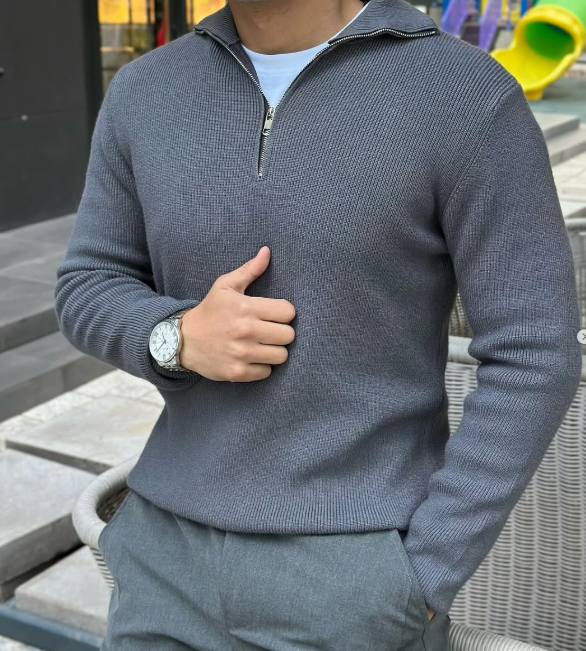 кофта серая мужская