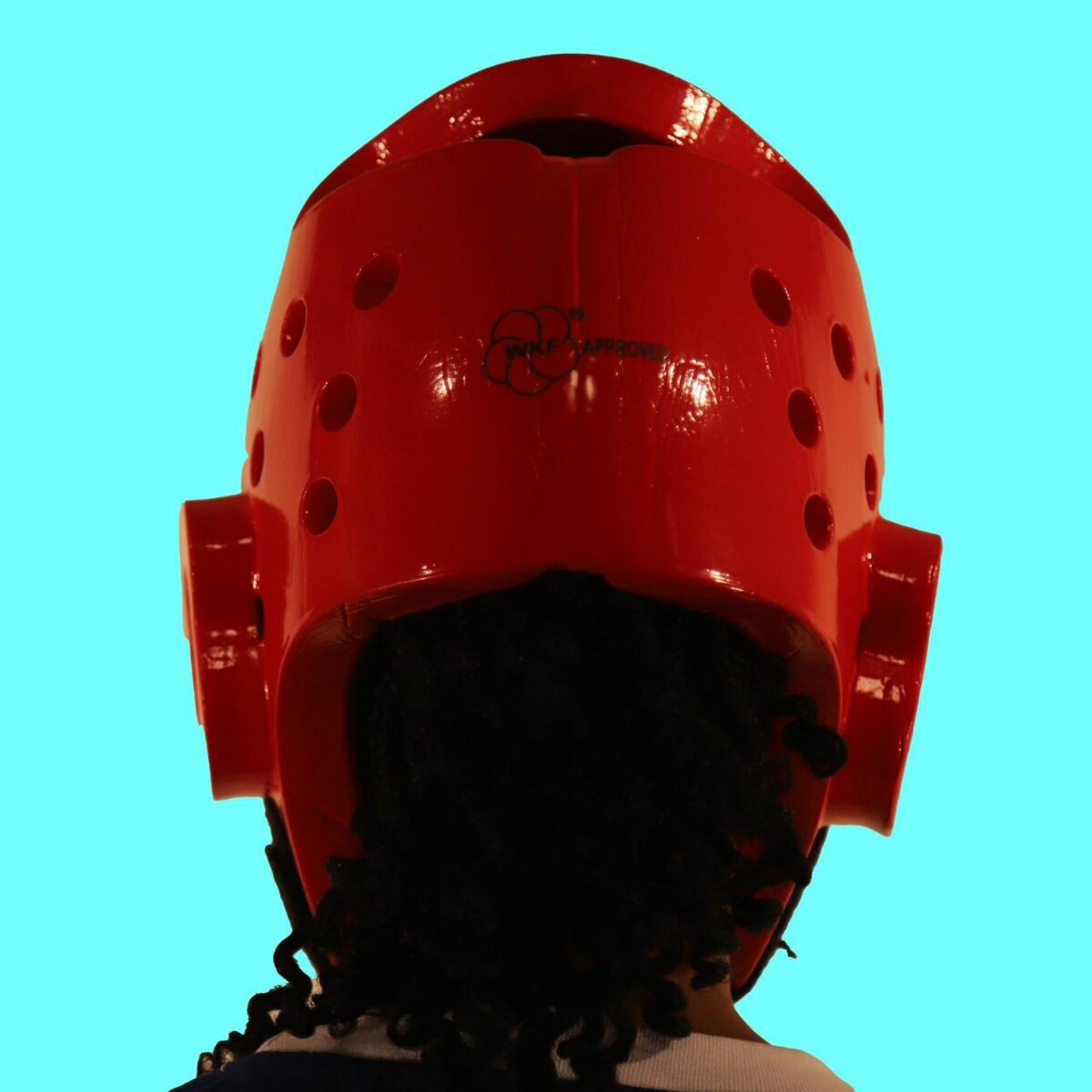 Casque de combat Rouge