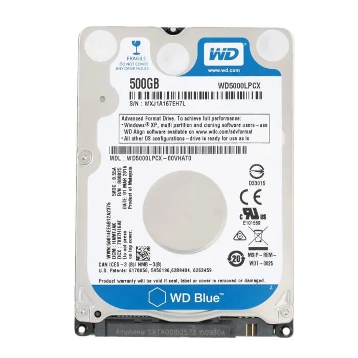 Disque Dur interne 500GB