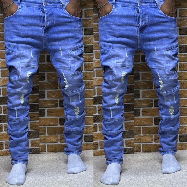 Jean homme déchiré tendance