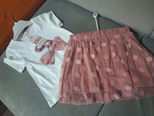 Ensemble Jupe et T-shirt Fille