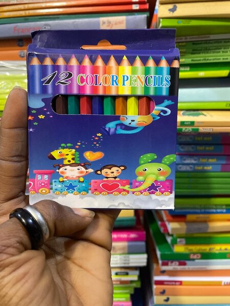 Crayons de couleur 12 pièces