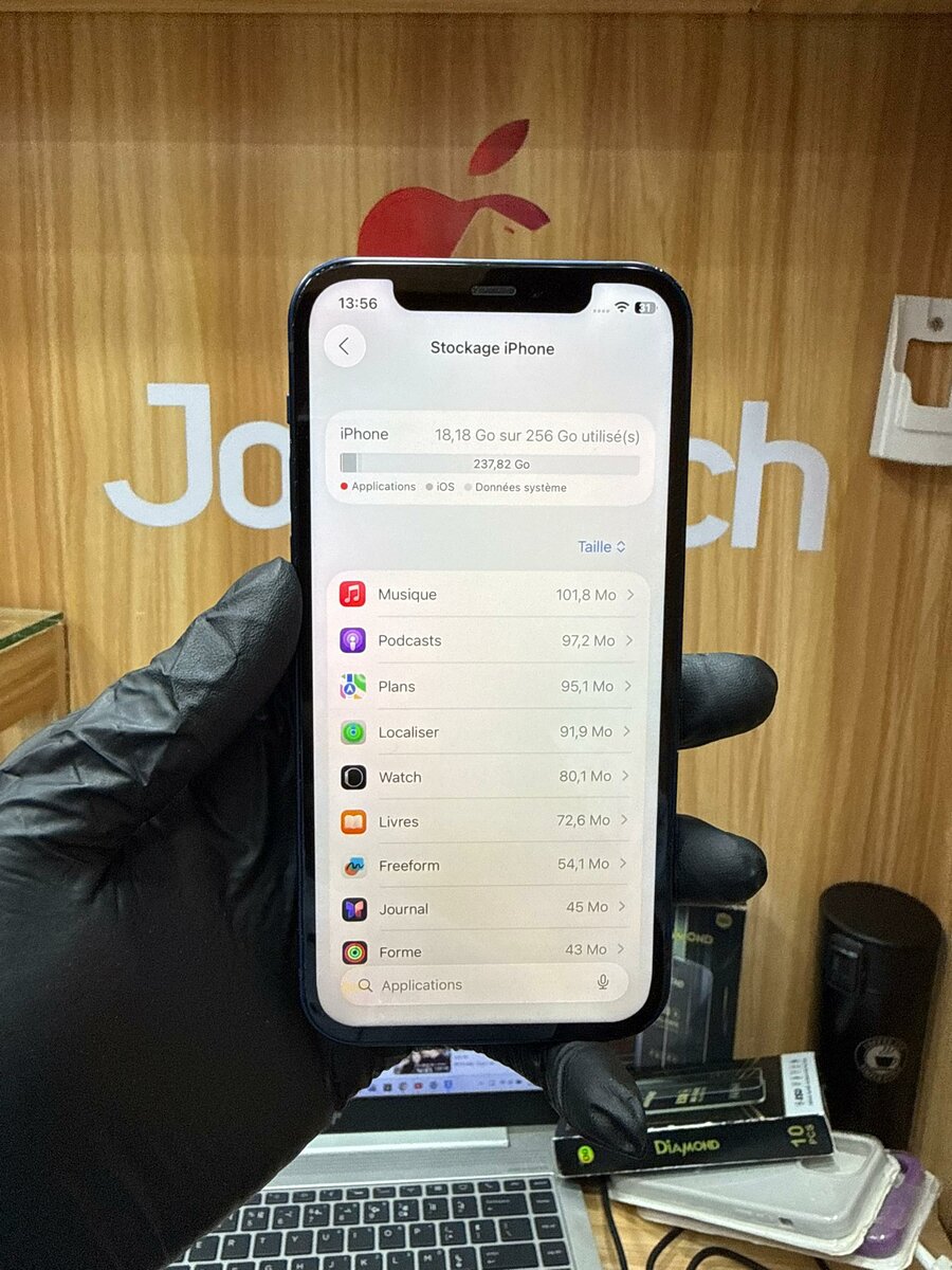 iPhone 12 Bleu 256 Go