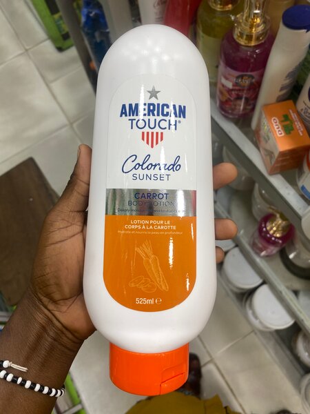 Lotion pour le corps à la carotte
