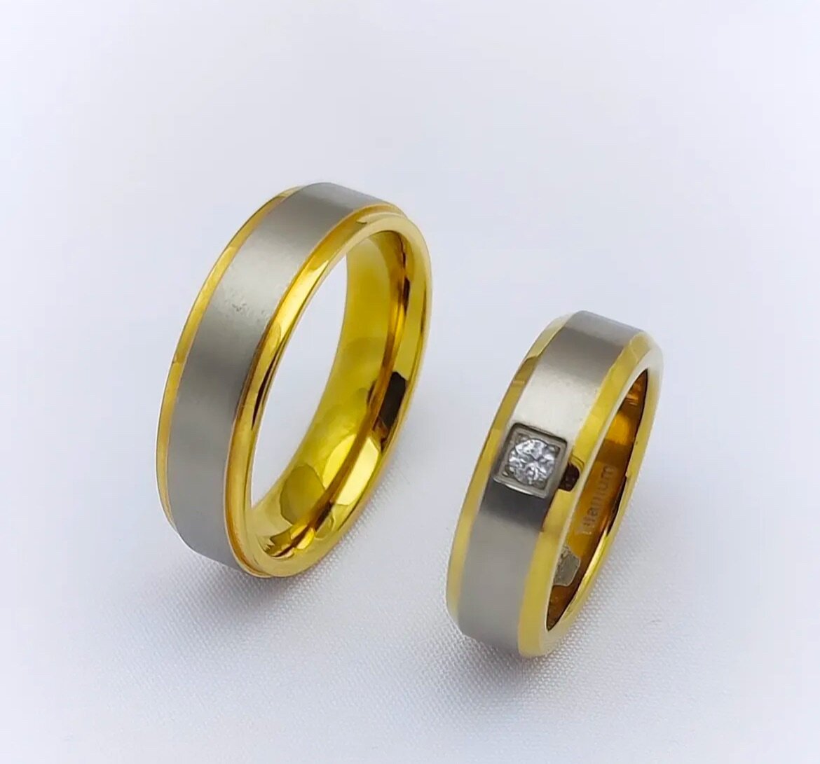 Парные Кольца из Титана