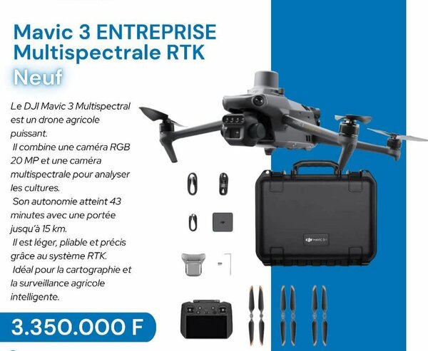 Drone Multispectral Mavic 3 RTK