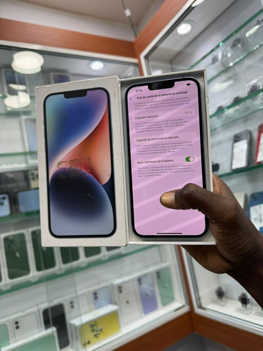 iPhone 14 Bleu 128 Go Débloqué