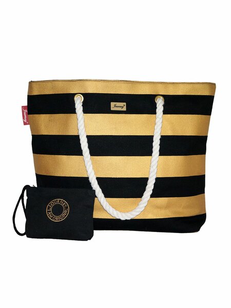 Shimmery Black Stripes