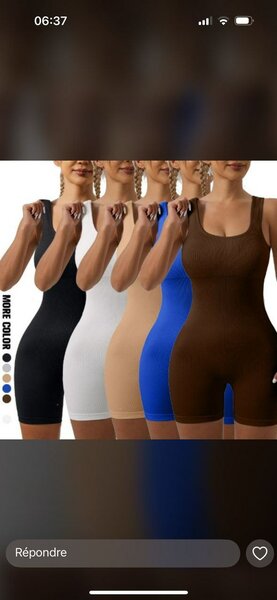 Combi-short gaine