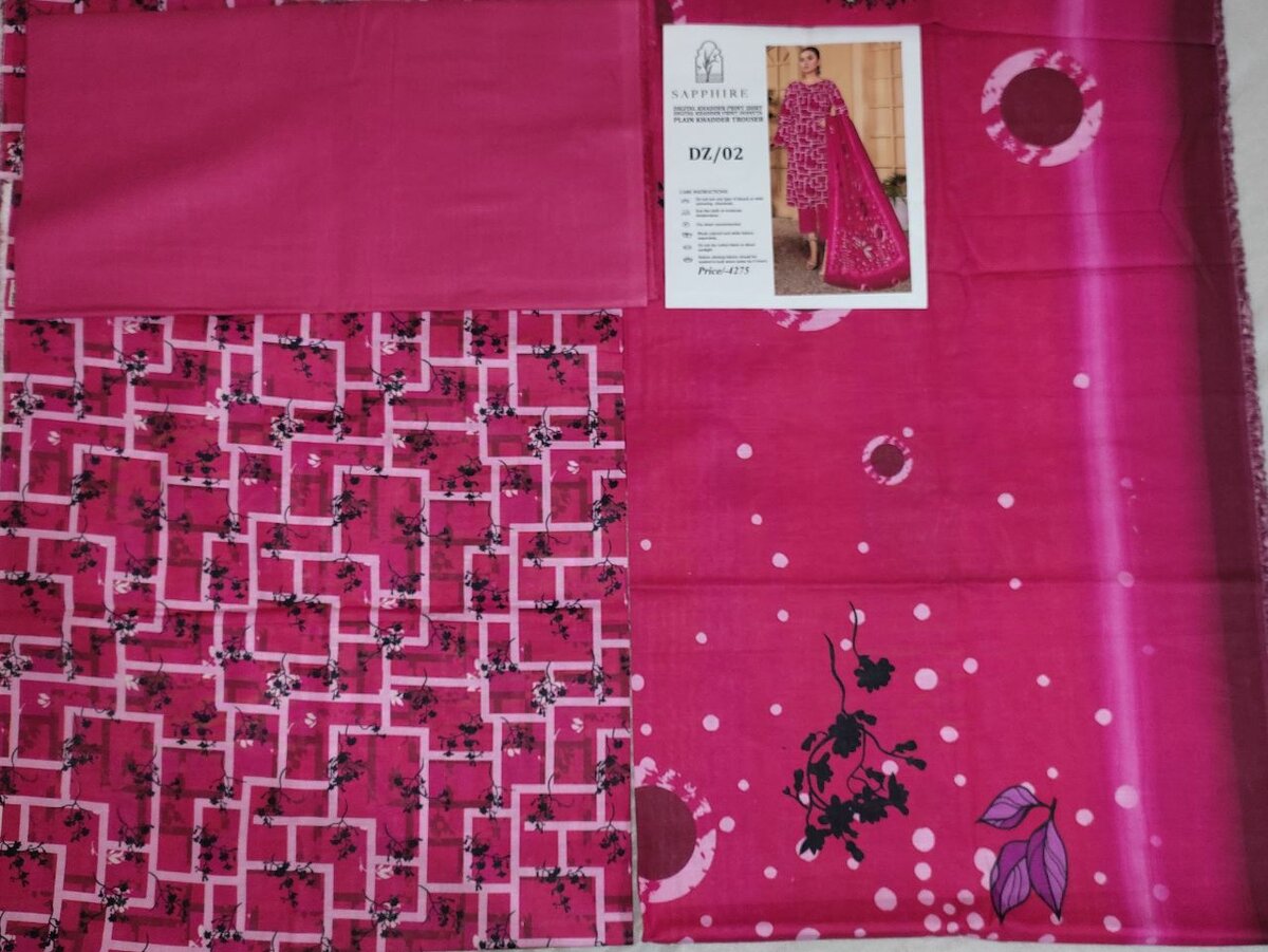 Amazing 3 piece khaddar suit for women