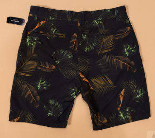 Palm Print Shorts