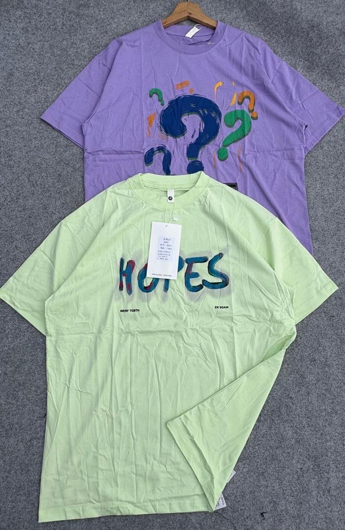 T-shirts graphiques colorés