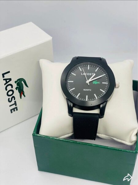 Montre noire Lacoste Quartz