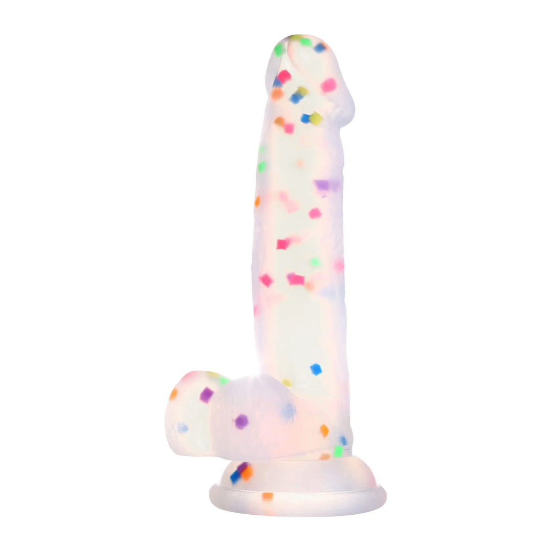 Gode multicolore en silicone