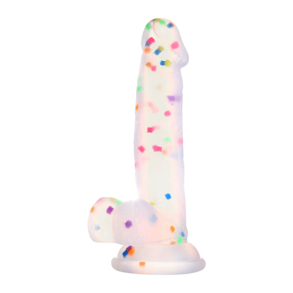 Gode multicolore en silicone