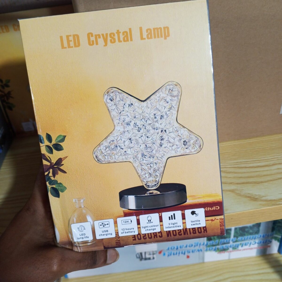 Lampe LED Cristal