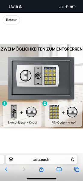 Coffre-fort électronique sécurisé