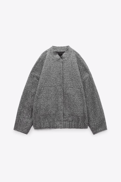 Серый бомбер