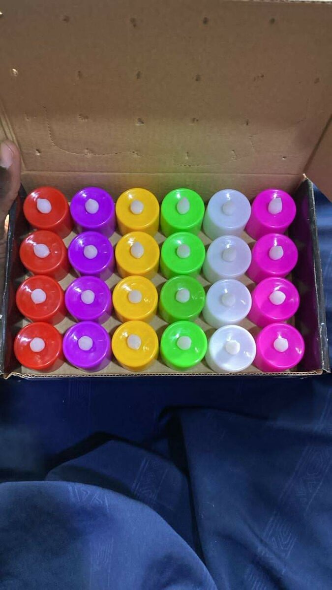 Bougies LED Colorées