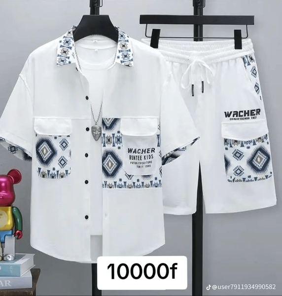 Ensemble Chemise et Short Homme