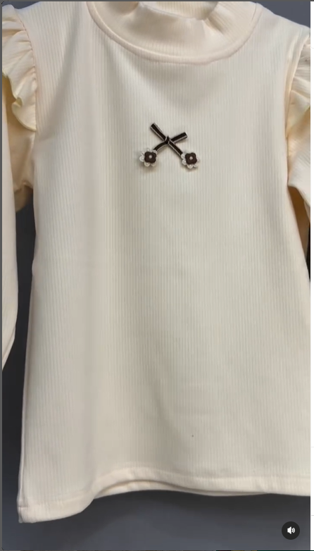 Базовые флисовые водолазки детские