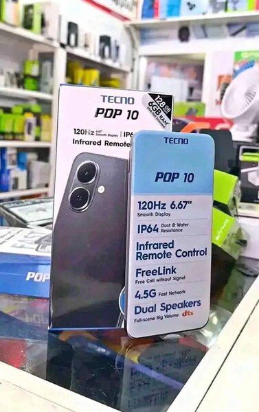 Tecno POP 10 Smartphone 128 Go RAM