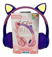 Casque sans fil oreilles chat