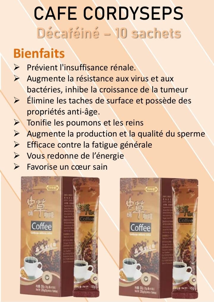 Décaféiné Café Cordyseps