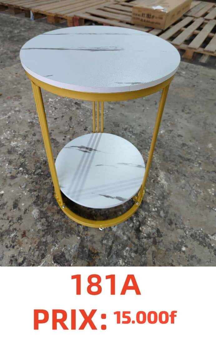 Table d'appoint moderne marbre