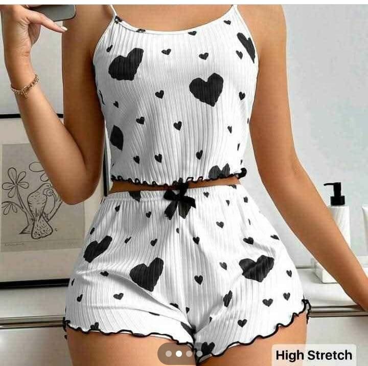 Pyjama Femme Imprimé Cœur