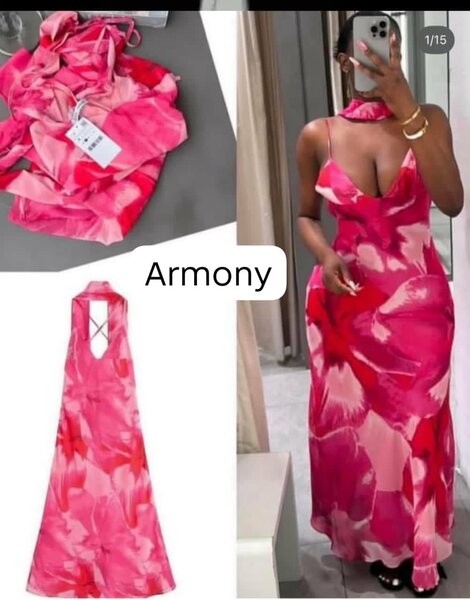 Robe Longue Élégante Florale