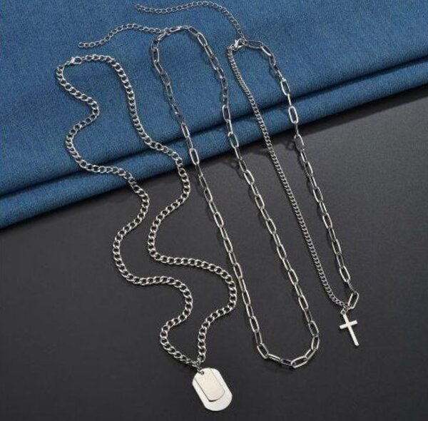 Chaine argent pour homme