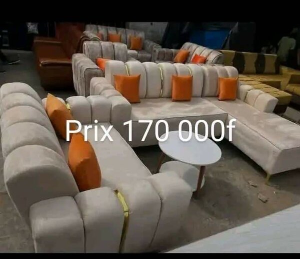 Canapé d'angle élégant