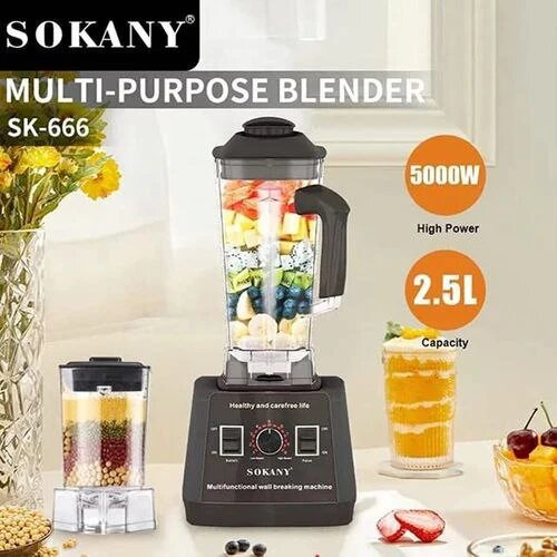 Robot Blender Sokany| Tout en 1 - Broyeur, Concasseur, Mixeur, Hachoir