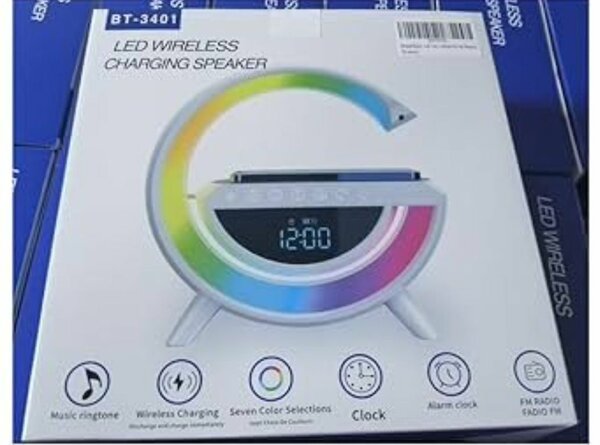 Réveil LED Bluetooth avec Chargeur