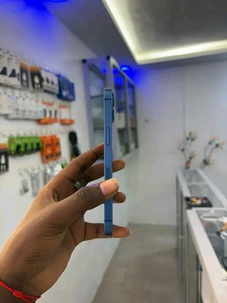 iPhone bleu