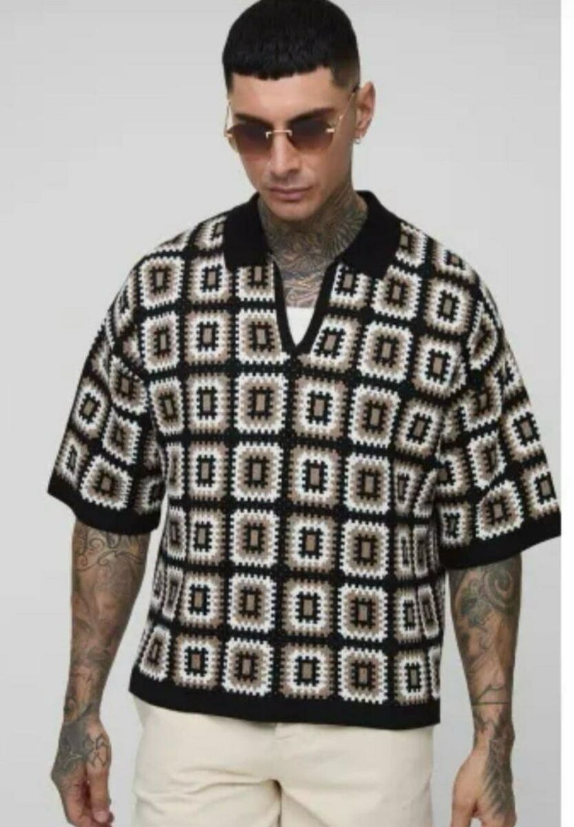 Cardigan à motifs colorés