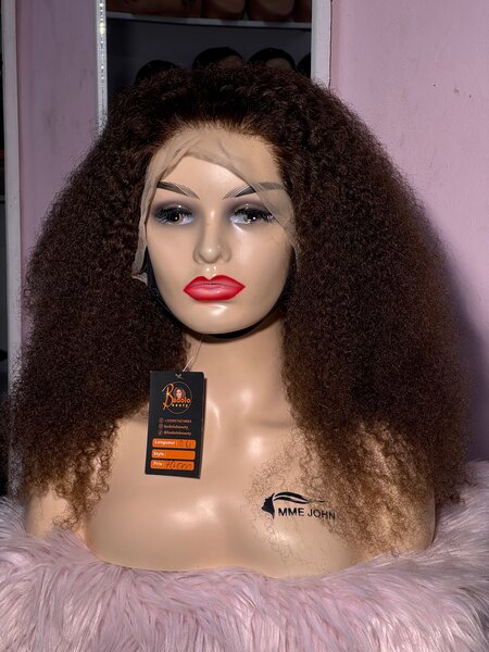 Perruque afro kinky curly