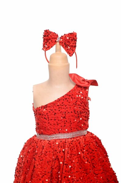 Robe Rouge Enfant Gala