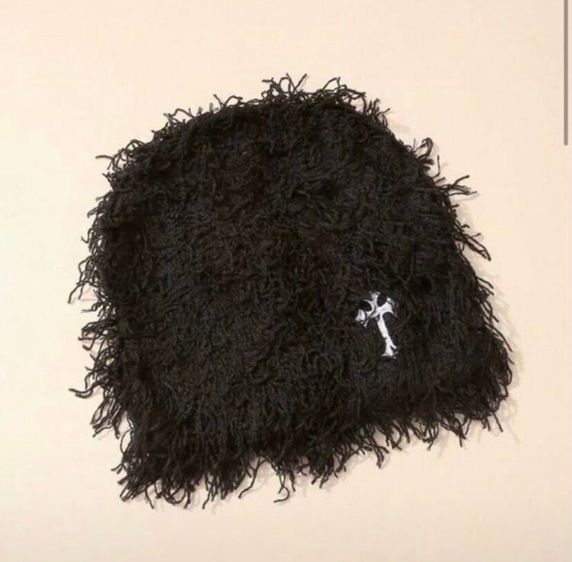 Chapeau en fourrure noir